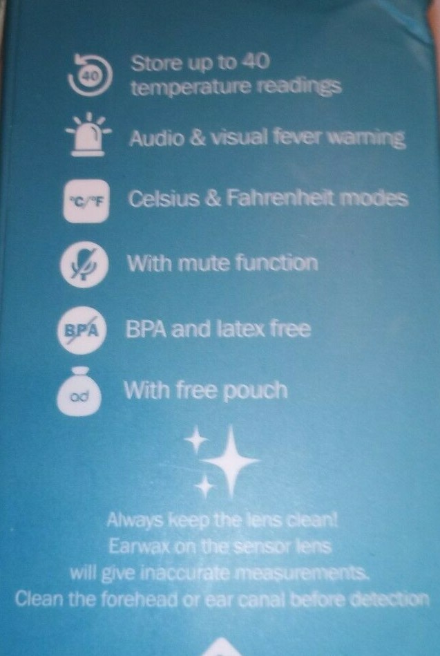 Infrared Thermometer Forehead Ear Smart Brand