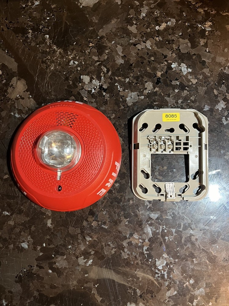 System Sensor PC2RL 2-Wire Ceiling Mountable Horn Strobe - Red
