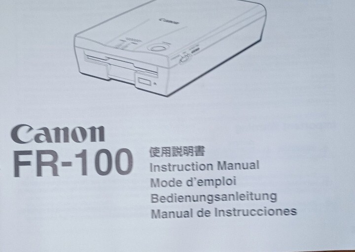 Canon FR-100 Floppy Disk Still Image Recorder