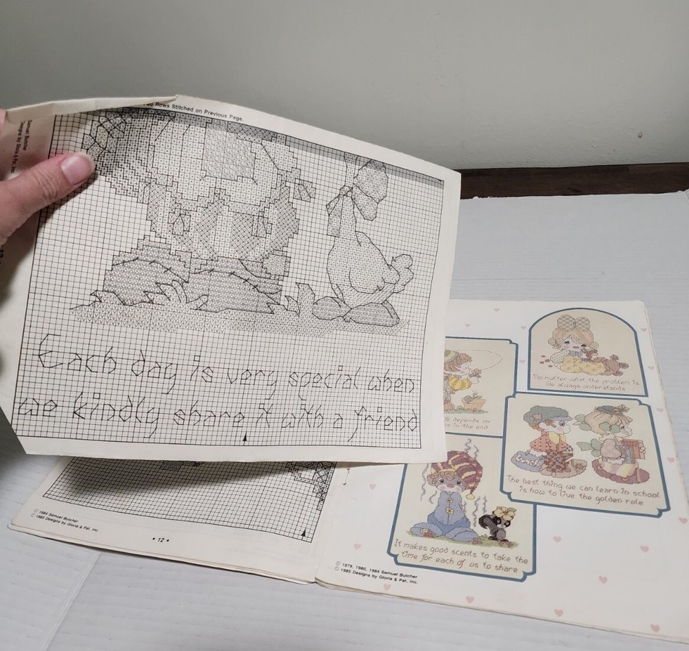 Precious Moments needle point pattern