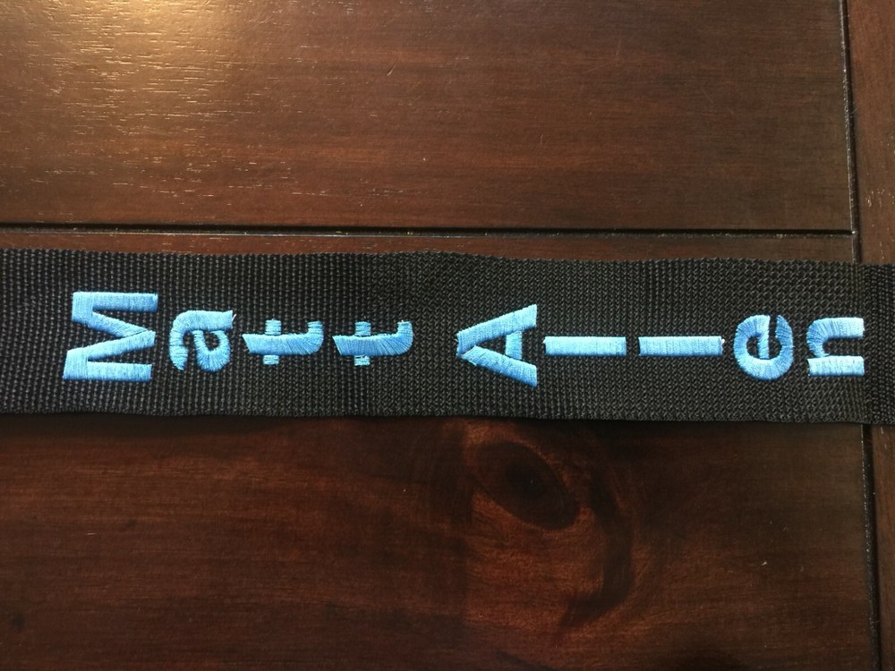 Custom Embroidered Guitar Strap