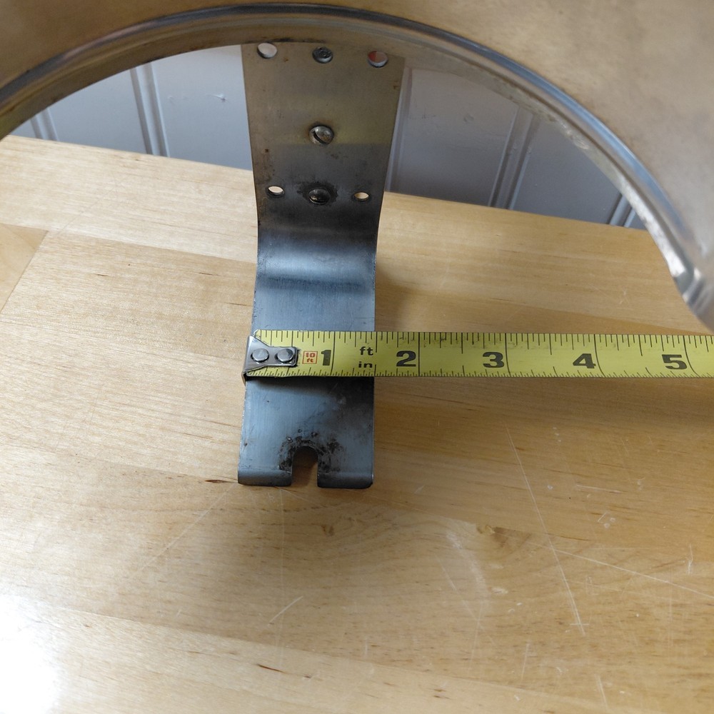 Vintage Coleman Lantern 200 Red Handle Reflector - USED