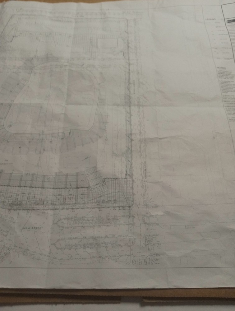 Yankee Stadium 2005 Site Grading Plan ("Blueprint")