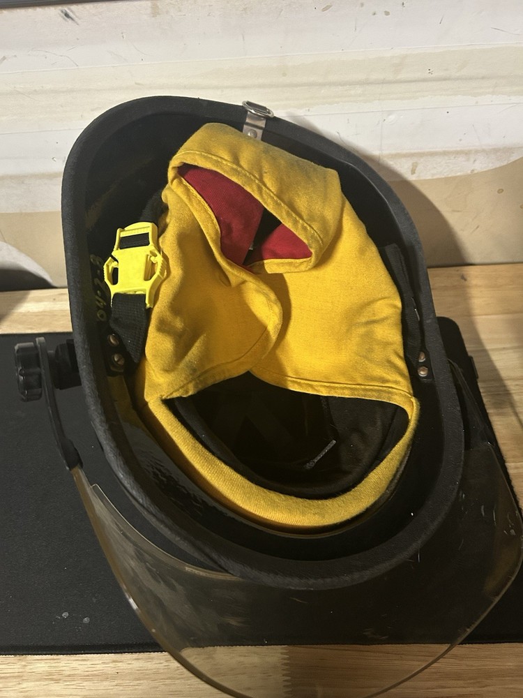 Chieftain Model 911 Black Fire Helmet