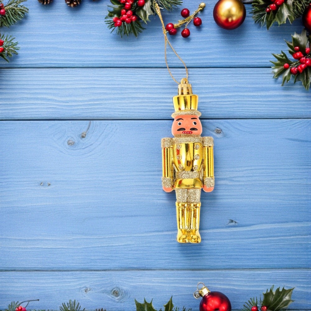 6 Pcs Nutcracker Hanging Holiday Decorations Puppet Soldier Ornaments