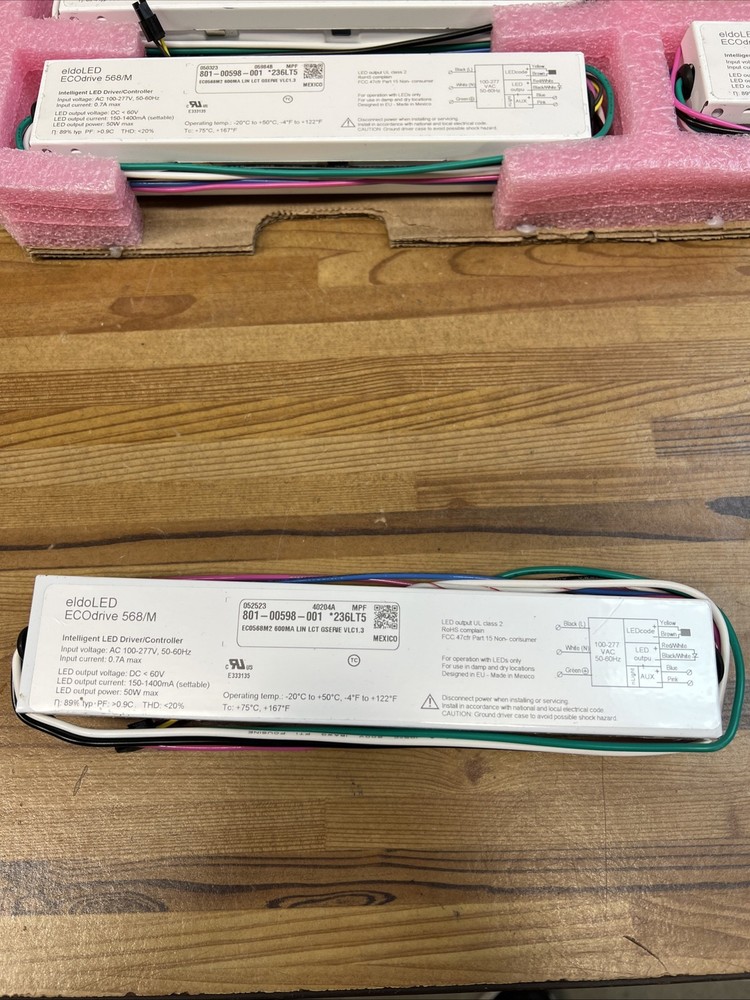 ELDOLED ECODRIVE 568/m INTELLIGENT LED DRIVER  CONTROLLER LIGHT BALLAST 50W 60V