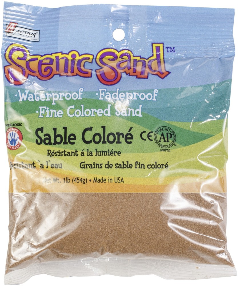 Activa SAND-14495 Scenic Sand 1lb-Cocoa Brown (3Pk)