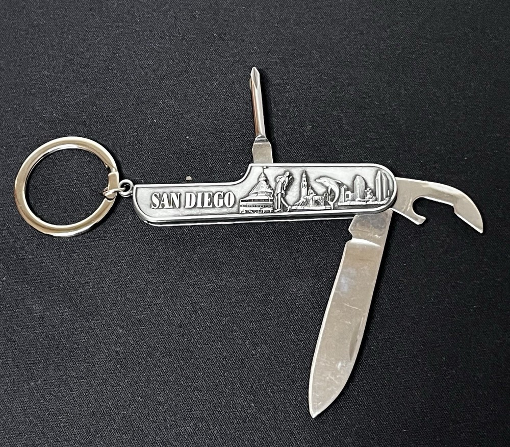 Souvenir Multi Tool Pocket Knife - San Diego