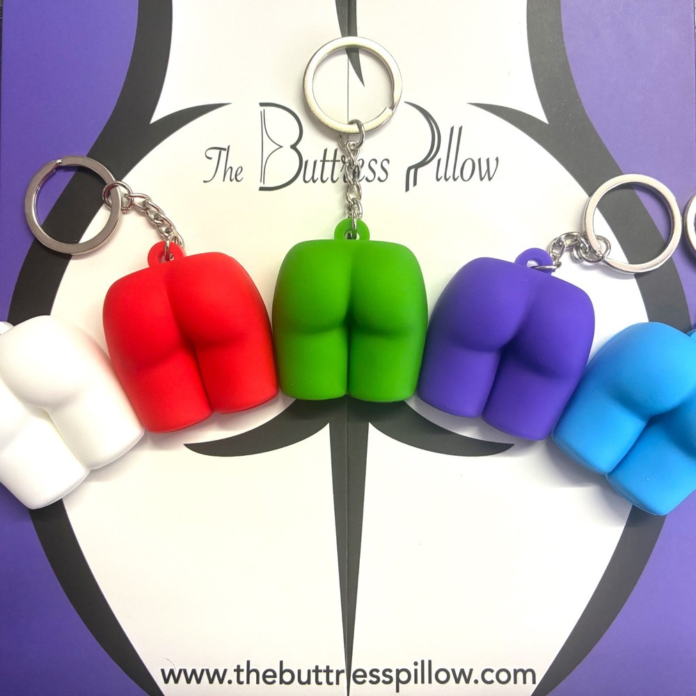 The Mini-Butt Keychain [3-pack]