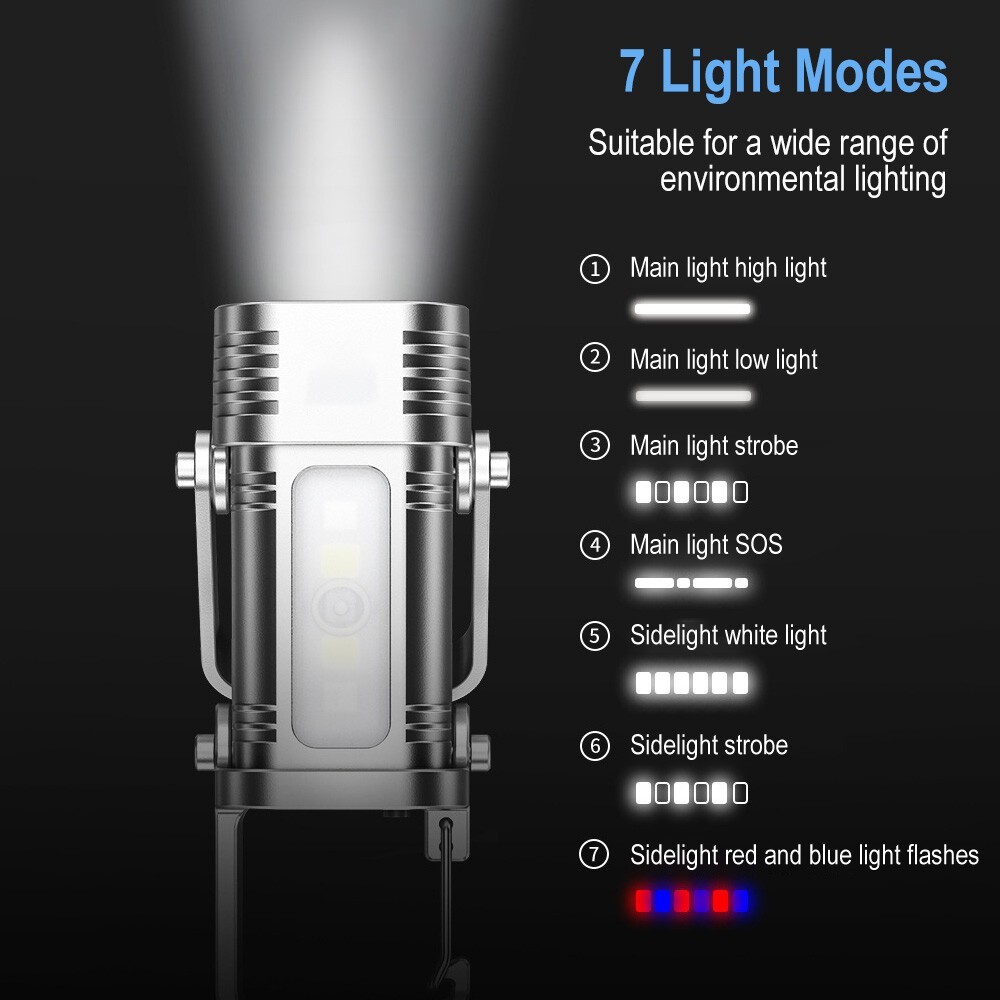 1-PACK Super Bright LED Mini Flashlight USB Rechargeable Pocket Keychain Torch n