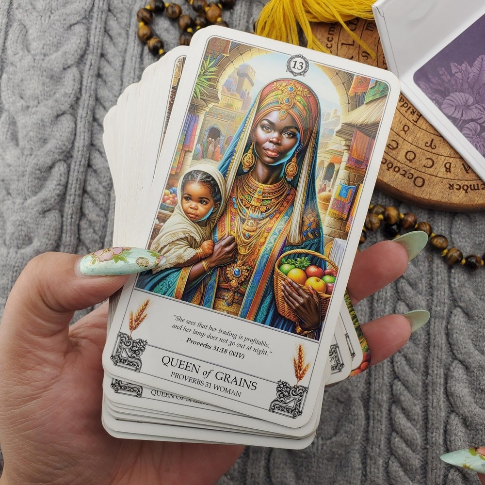 Biblical Tarot by Krasimir Kalin 78 Card Tarot Deck USED