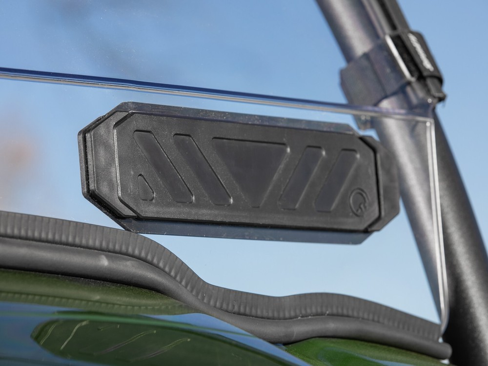 SuperATV Scratch Resistant Vented Full Windshield for Kawasaki Mule SX (2017+)