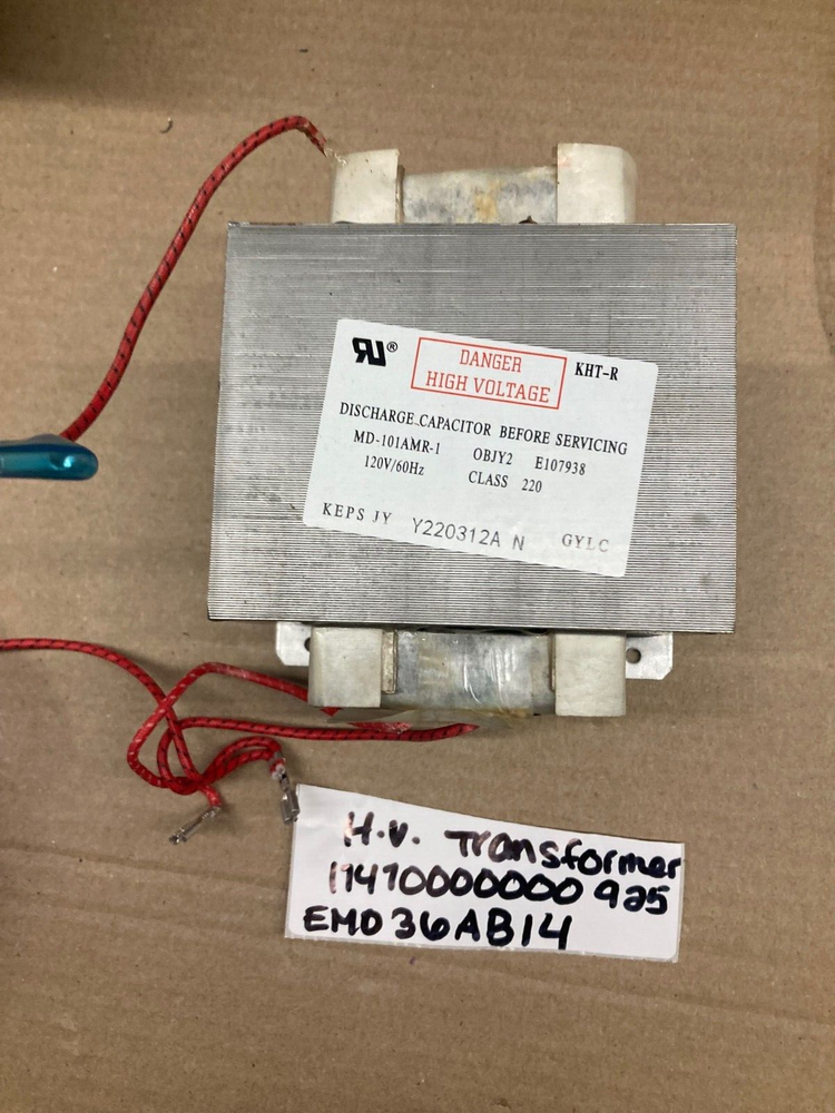 PART # 17470000000925 H.v.transformer
