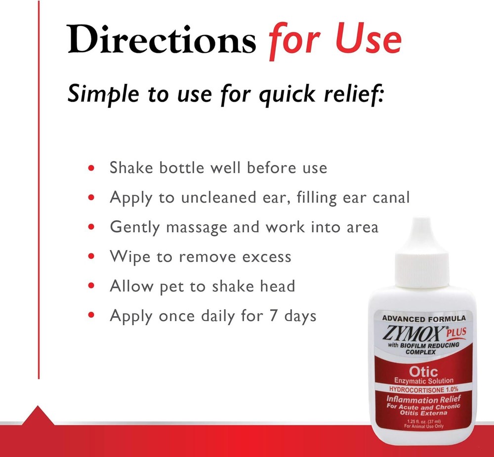 Advanced Formula Otic plus Enzymatic Ear Solution for Dogs and Cats