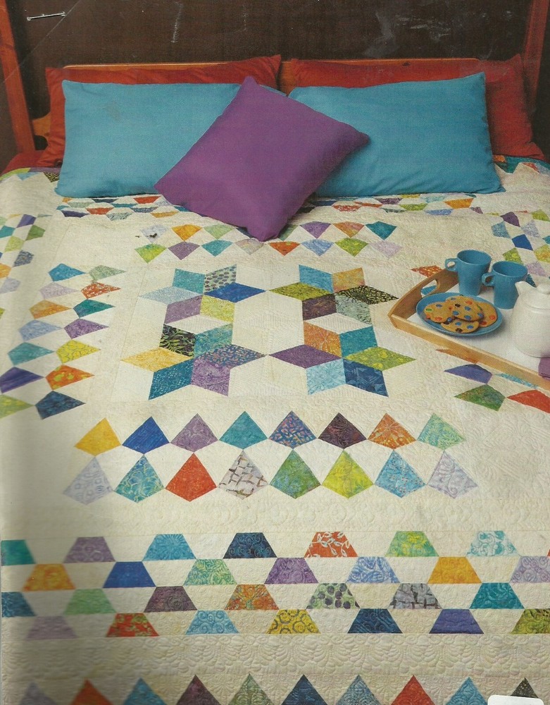 B0427   RAINBOW MOSAIC QUILT PATTERN/INSTRUCTIONS