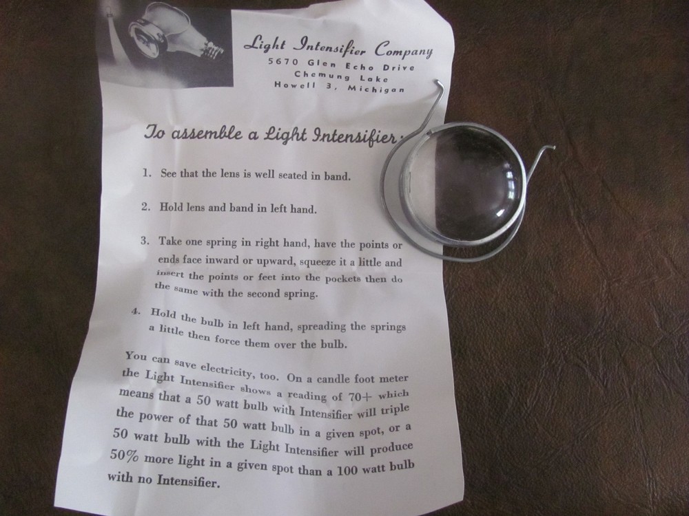 Vintage Light Intensifier lens