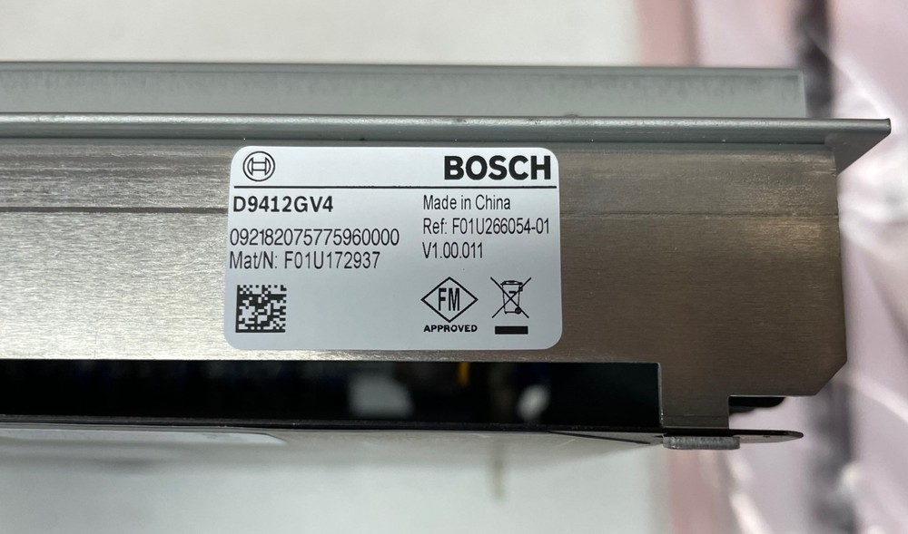 Bosch D9412GV4 Control Panel - New, Open Box