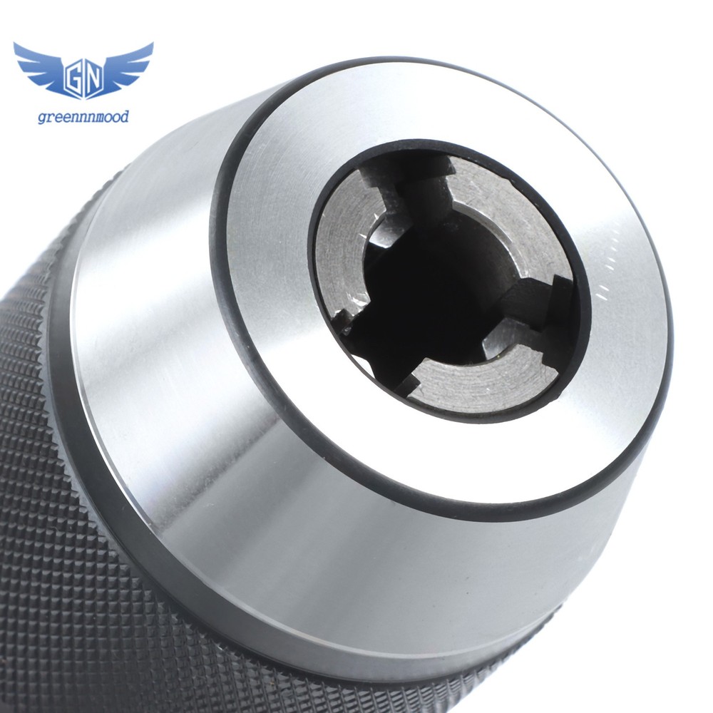 High Precision Keyless Drill Chuck MT2 Integral Shank 1/32" - 1/2" Capacity