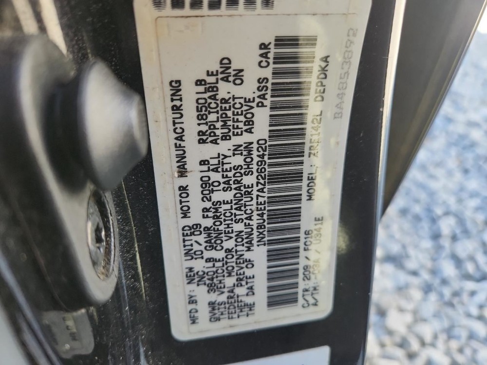 COROLLA 2010 Glove Box 4909045