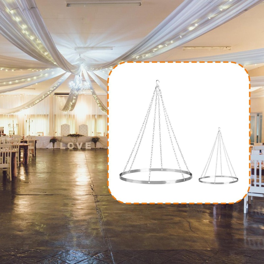 Ceiling Drapes Hanging Kit Wedding Decoration Sturdy Elegant Display with Hook