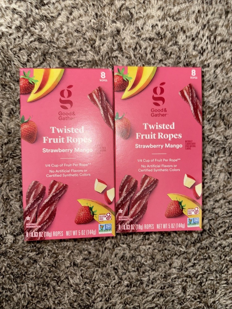 Good & Gather Strawberry Mango Fruit Twists 2 PACK