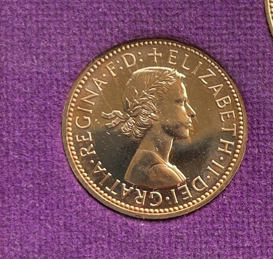 1970 Proof Uncirculated Half Penny never released