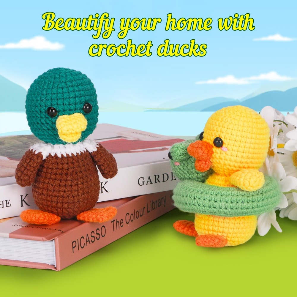 Crochet Kit for Beginners, Crochet Kit with Step-by-Step Video Tutorials, Cro...