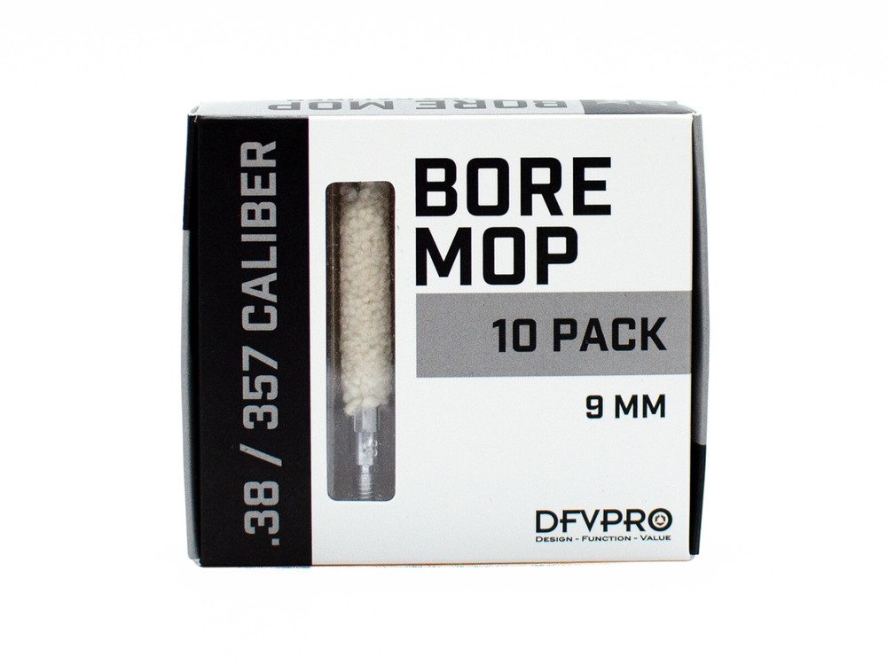 .38/.357/9mm Bore Mops 10 Pack