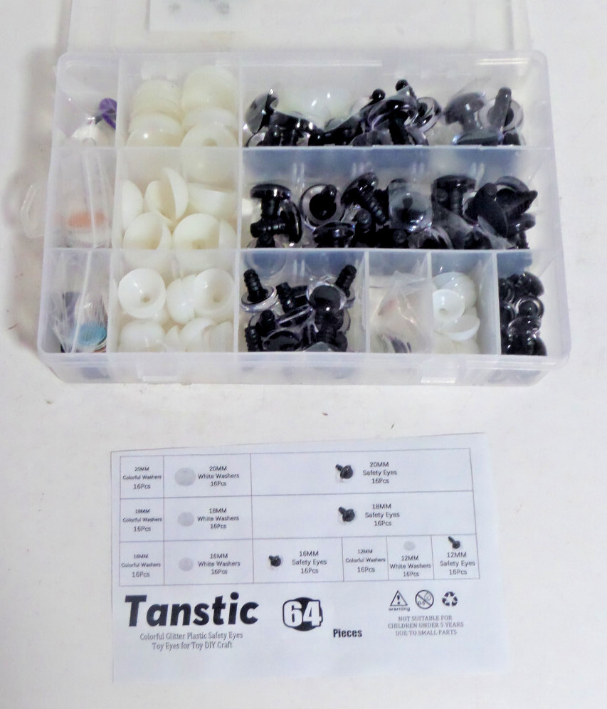 Tanstic plastic eyes for crafts