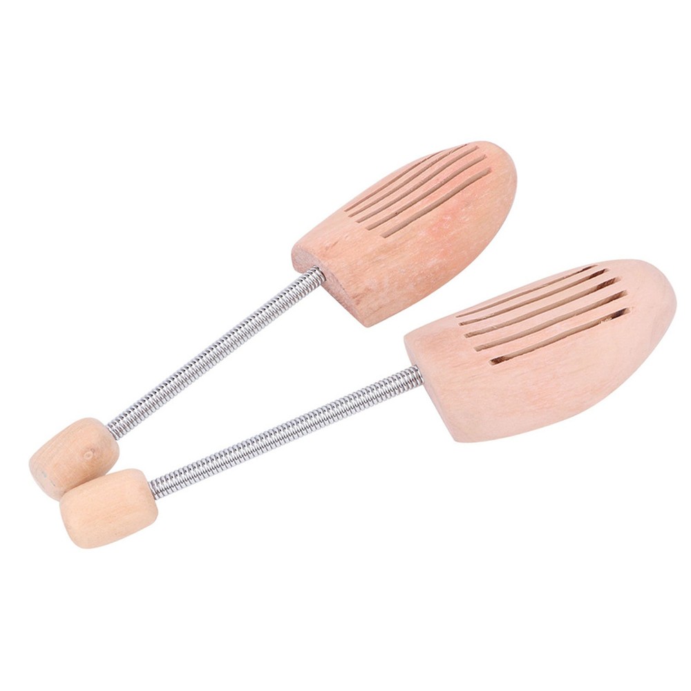 2Pcs Wood Shoe Tree With Spring Column Size 39-40