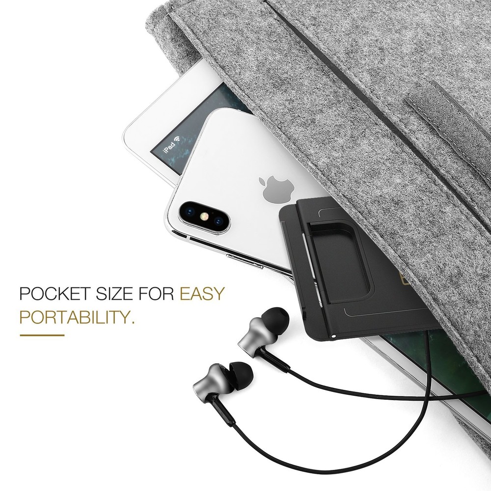 Portable Electronic Device Stand Adjustable 6 Slots Lightweight for Tablets P...