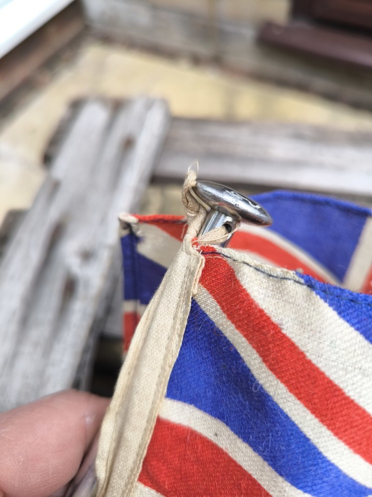 Ww2 Original British Car Flag