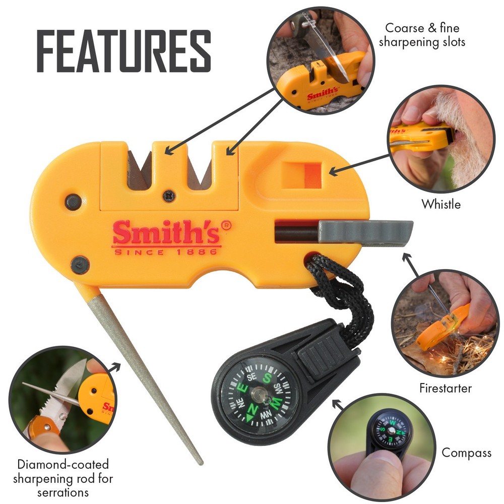Smith's Pocket Pal X2 Sharpner and Outdoor Tool
