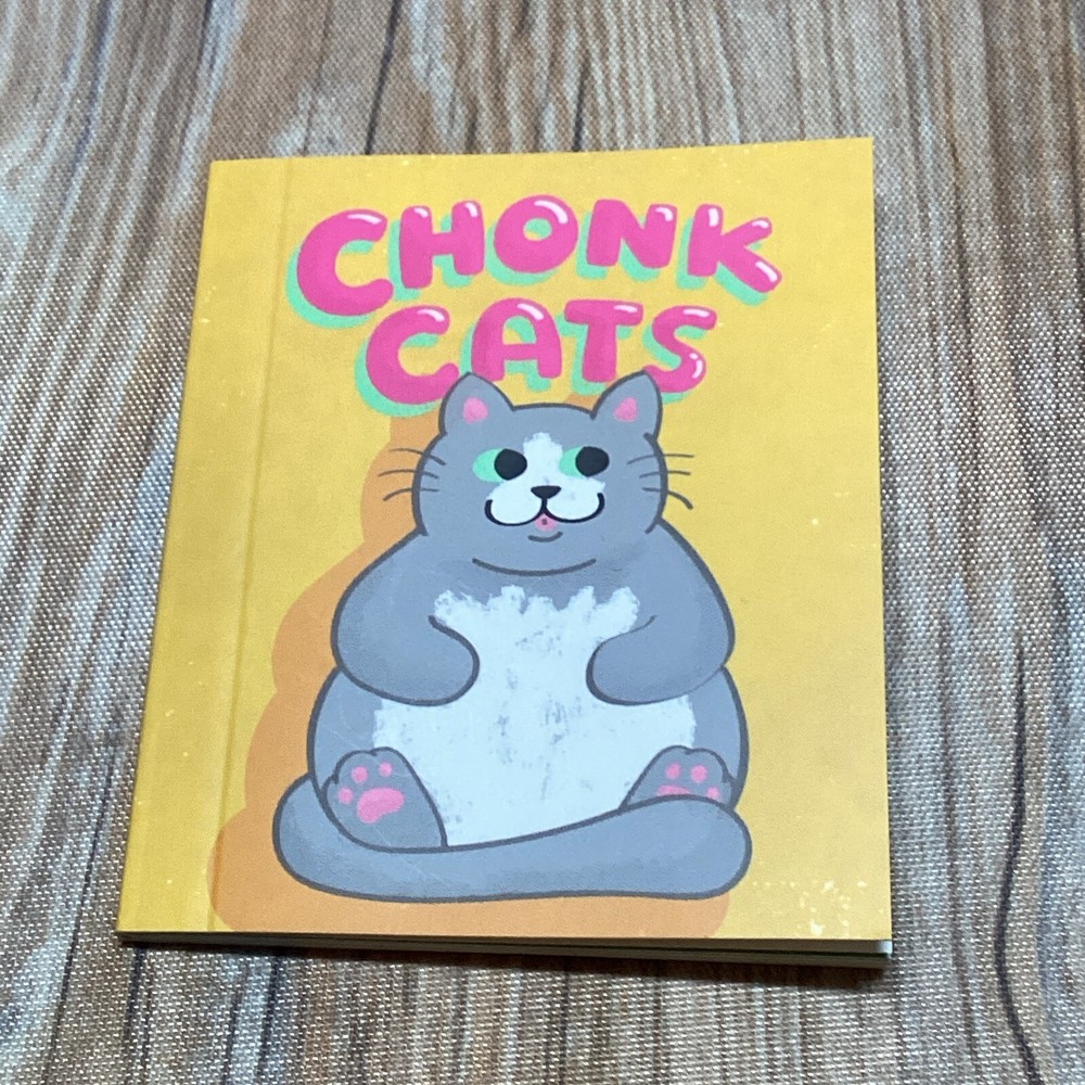 Chonk Cats 3 Pc Nesting Dolls With Mini Book