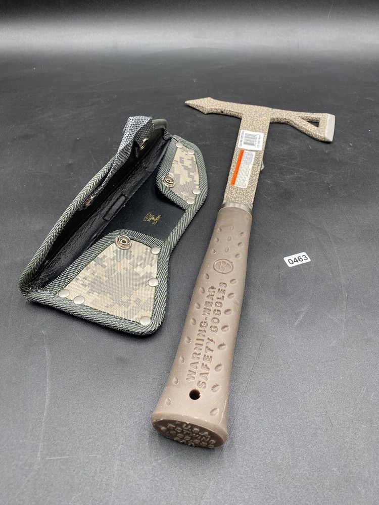 Estwing Creamy Eagle Double Bit Axe Leather Handle Usa with original cover