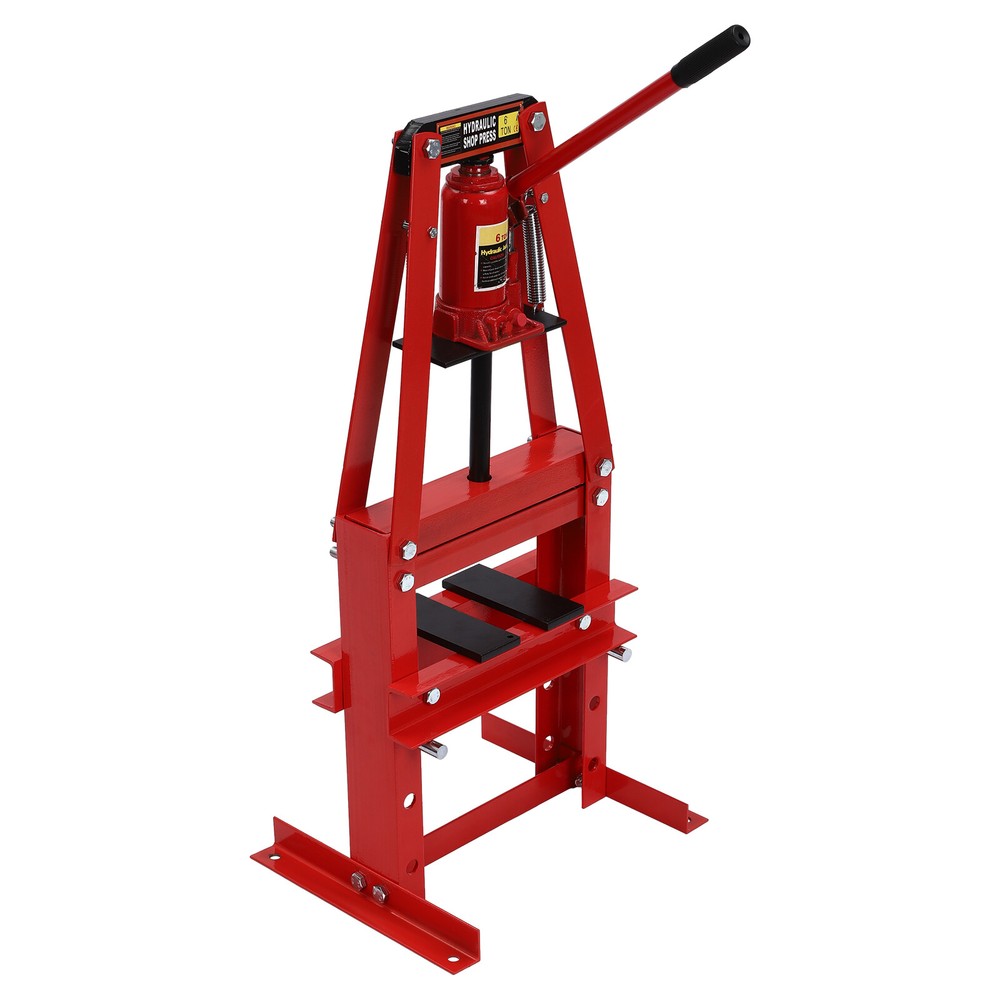 6 Ton Hydraulic Shop Press with Press Plates A-Frame Benchtop Press Stand Tools