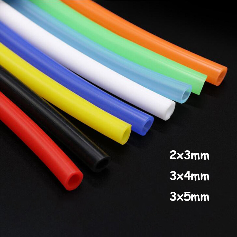 Food Grade Silicone Rubber Tube 2x3mm 3x4mm 3x4mm Beer Milk Hose Pipe Mulitcolor