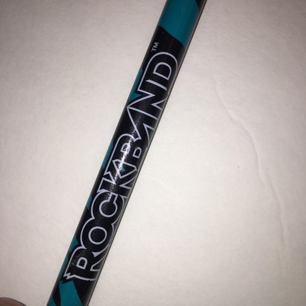 Rock Band Drum Sticks Blue Black Skull