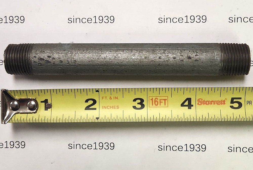 3/8" x 5" Galvanized Nipple Schedule 40