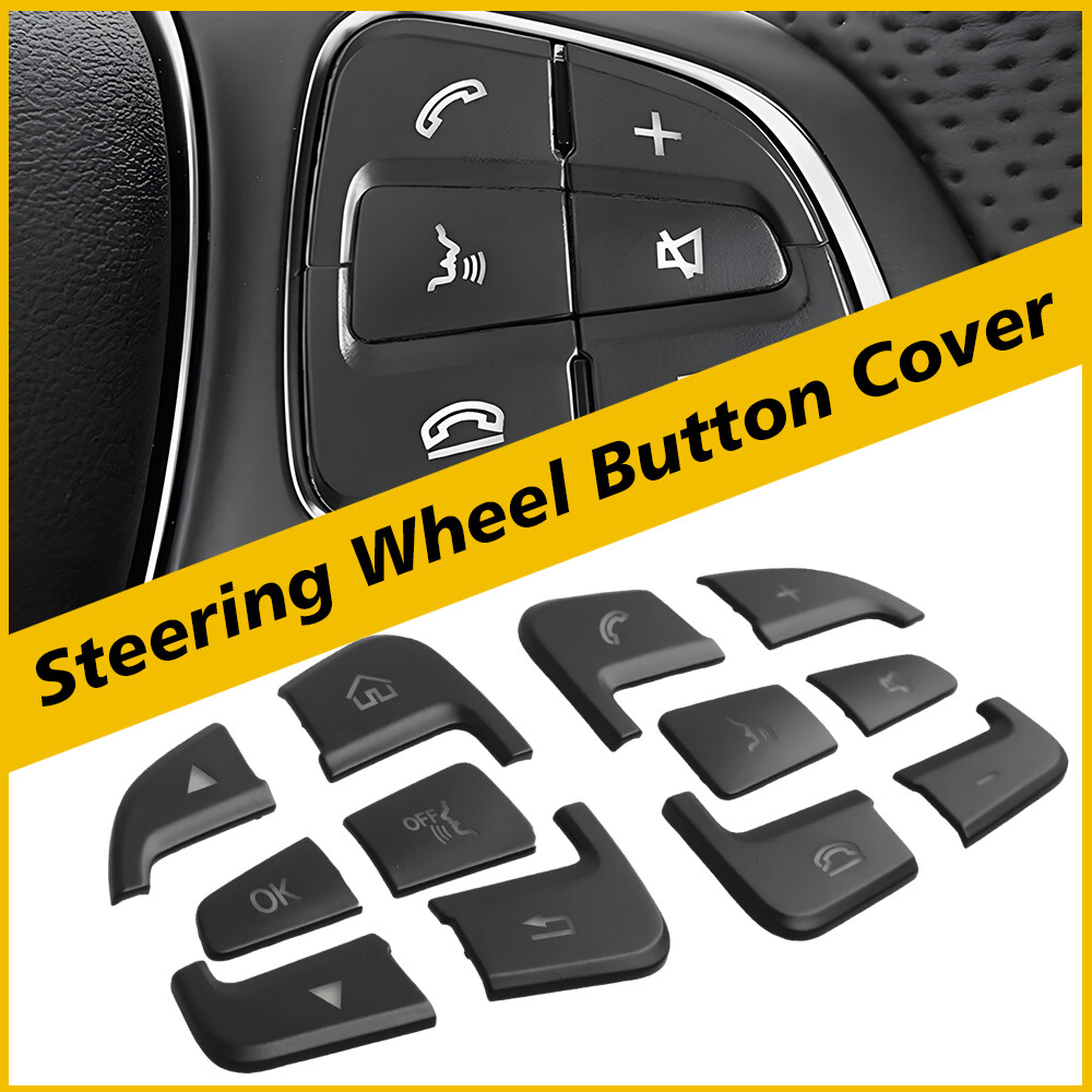 Steering Wheel Multi-Function Button Cover for Mercedes-Benz C300 2015-2017