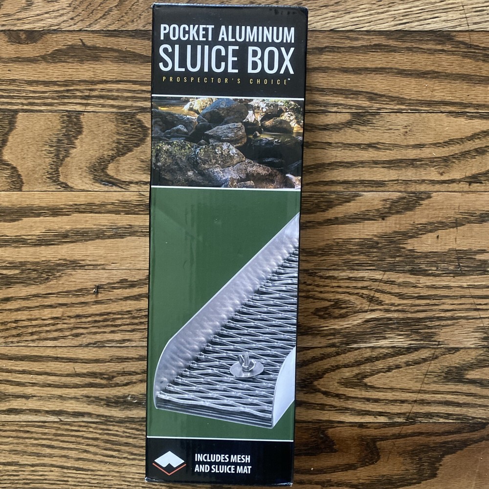 SE Professional Pocket-Sized Aluminum Sluice Box