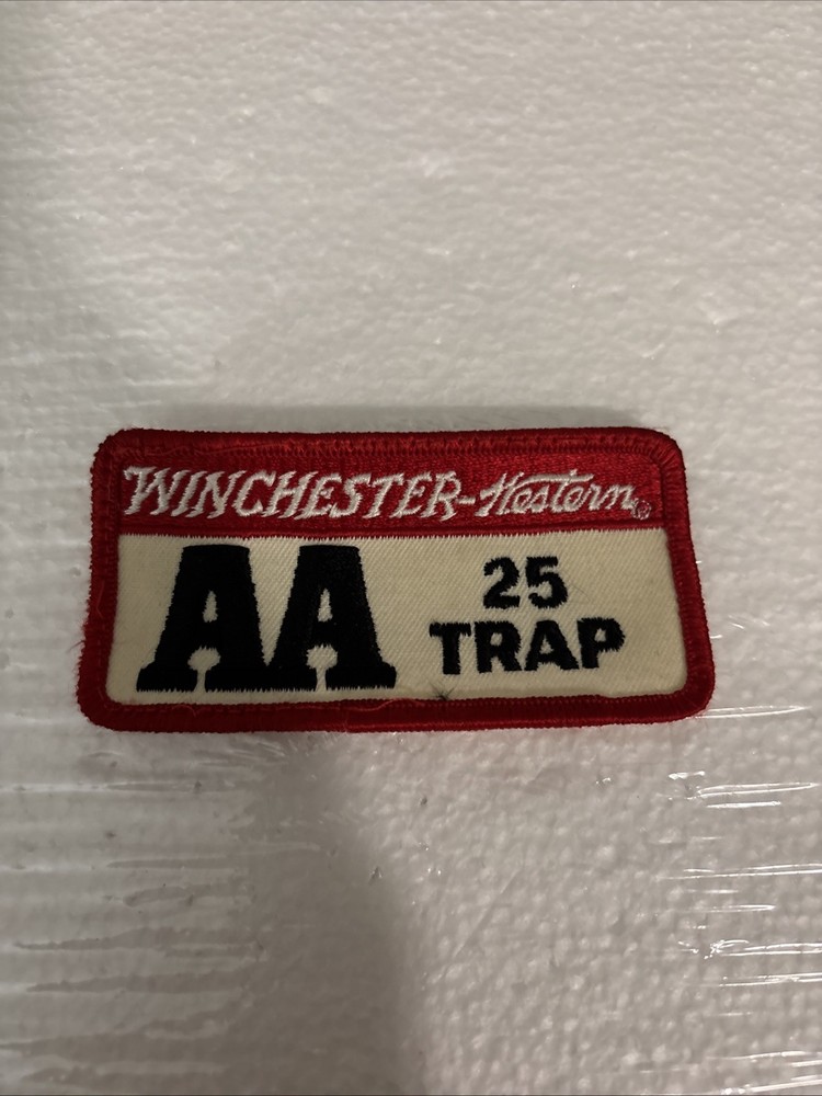 Winchester Western AA 25 Trap patch  4”x2” Pre- Owned