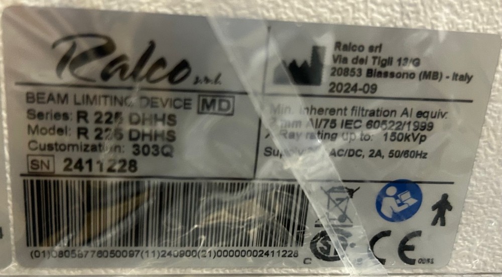 New Ralco R225 DHHS Collimator