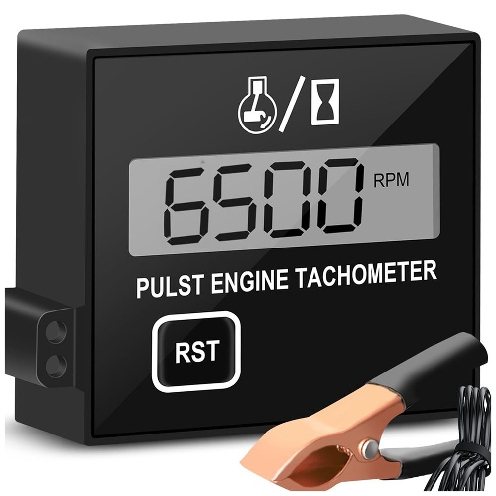 Digital Chainsaw Tachometer Small Engine Tachometer Digital Display Pulse8019