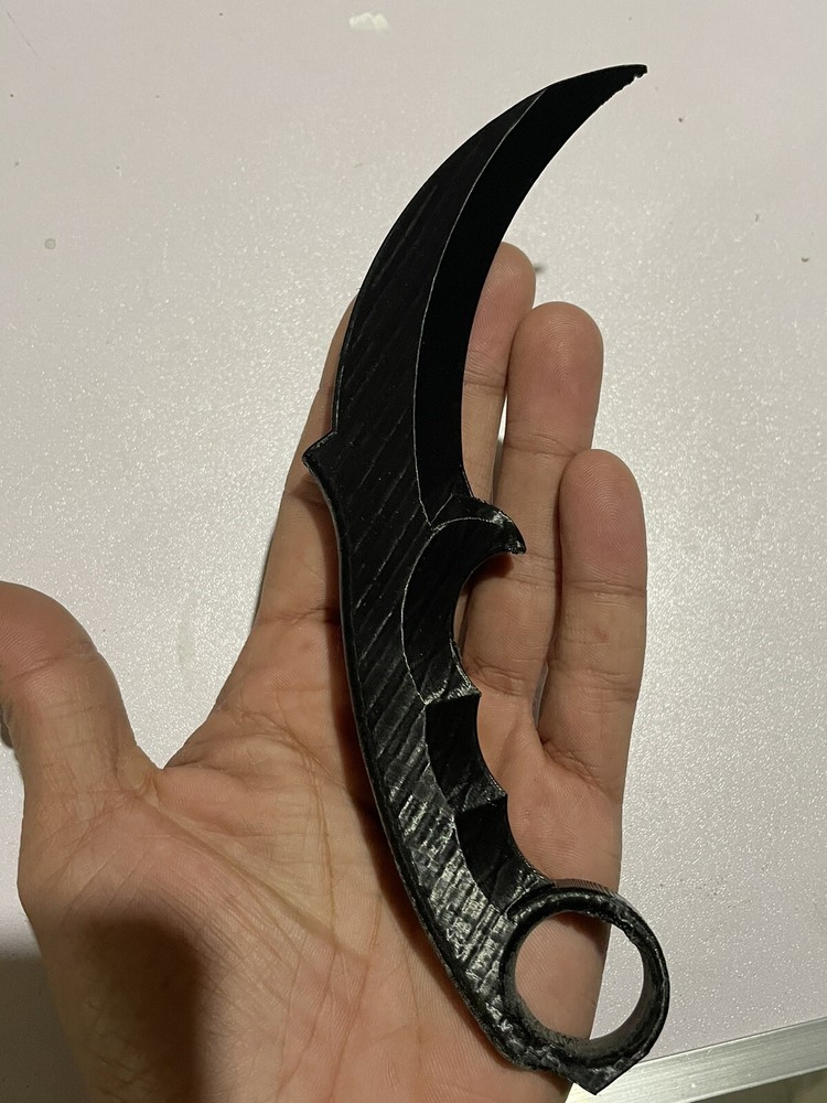 karambit knife fixed blade Training Dummy Knife 3dprinted