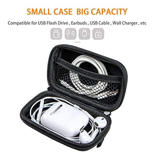 Earphone Earbud Carrying Case Holder - Lightweight Mini Universal Storage