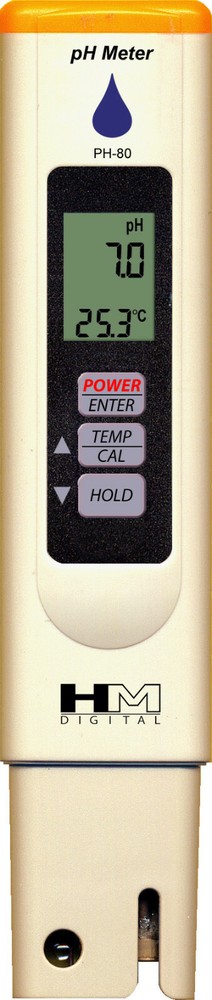 PH80 Digital pH Meter Hydrotester Calibration HM digital Monitor Tester Solution