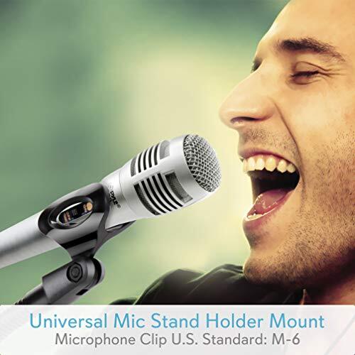 Universal Desktop Microphone Stand Adjustable Tabletop Mic Holder for Table Desk