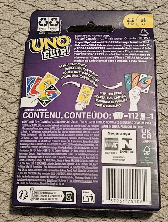 Uno Flip Card Game