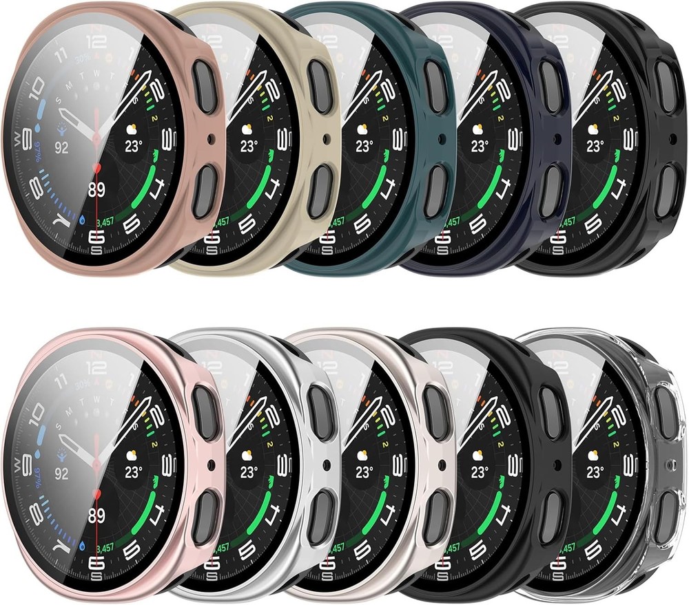 Full Coverage PC Protective Case & Tempered Glass Screen Protector for Galaxy Wa